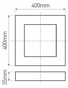 Plafonieră LED FENIX LED/32W/230V 3800K 40 cm