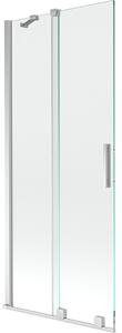 Mexen Velar paravan cadă baie cu 2 aripi glisante 85 x 150 cm, transparent, crom - 896-085-000-01-01