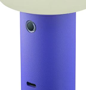 HELL Lampă de masă LED reîncărcabilă Tiny-B, violet, înălțime 13 cm, IP54, USB, reglabil, Violet, Plastic, Viața tânără