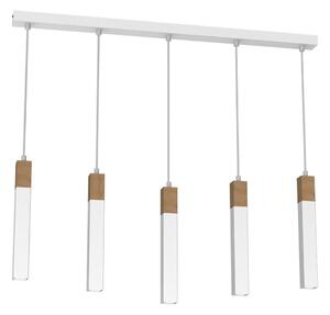 Lustră pe cablu SOLO 5xGU10/MR11/40W/230V alb