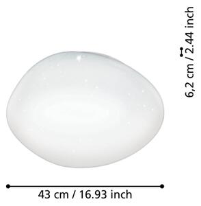 Eglo 900128 - Plafonieră LED RGBW dimabilă SILERAS-Z LED/21,6W/230V