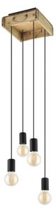 Lustră pe cablu WOOTTON 4xE27/40W/230V Eglo 43591