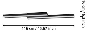 Plafonieră LED RGBW dimabilă SALITERAS-Z LED/20,4W/230V Eglo 900024