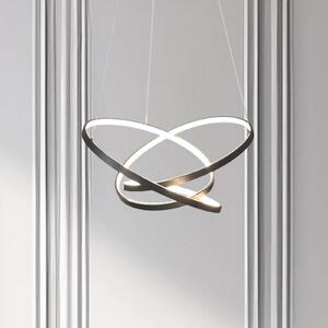 Milagro Lighting Lampă suspendată LED Empoli, metal, negru, 4.000 K, Negru, Camera de zi / sufragerie, Metal, Modern