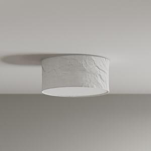 By Rydéns plafonieră Vita, Ø 40 cm, alb, in, reglabil, Alb, Camera de zi / sufragerie, Țesătură / Textil