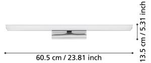 Eglo 900019 - LED RGBW iluminat baie reglabil 15,6W/230V IP44