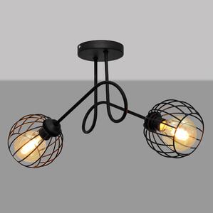 Lustră aplicată OXFORD 2xE27/15W/230V neagră