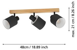 Spot BATALLAS 3xE27/10W/230V Eglo 99491