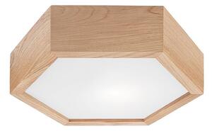 Plafonieră OAK HEX 1xE27/60W/230V d. 32 cm stejar