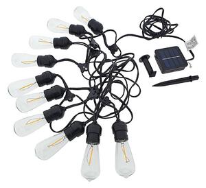 Instalație LED solară 10xLED/1,2V 600 mAh 5,94m IP44 alb cald