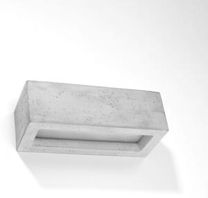 Aplică VEGA 1xE27/60W/230V 30 cm beton Sollux SL.0992