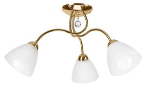 Lustră aplicată MIRANDA 3xE27/60W/230V aurie
