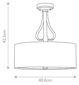 Lustră LED pe tijă dimabilă pentru baie 3xG9/3W/230V IP44 neagră Elstead