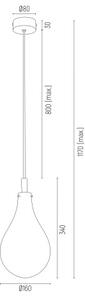 Lustră pe cablu OAKLAND 1xG9/6W/230V Argon 4716