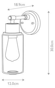 Aplică pentru baie 1xE27/60W/230V IP44 aurie Elstead BATH-MORVAH1-BB