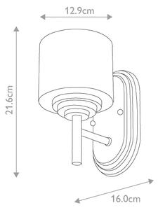 Aplică LED pentru baie 1xG9/3W/230V IP44 Elstead FE-MALIBU1-BATH