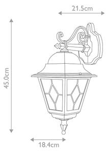 Aplică de exterior NORFOLK 1xE27/100W/230V IP43 Elstead NR2-BLK