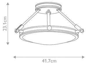 Lustră aplicată COLLIER 3xE14/60W/230V Elstead HK-COLLIER-SF-S