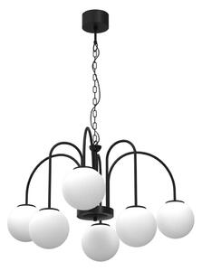 Lustră pe lanț CAMBRIDGE 6xE14/60W/230V neagră