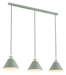 Lustră pe cablu ORTE 3xE27/15W/230V verde Argon 6177