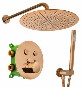 Set de duș incastrat Rea LUNGO MILER COPPER + BOX