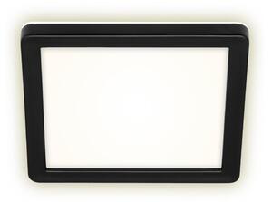 Plafonieră LED/8W/230V 19x19 cm neagră IP44 Briloner 3010-015