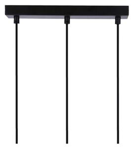 Lustră pe cablu RENO 3xE27/40W/230V neagră/maro