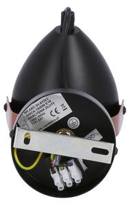Spot ANICA 1xE14/40W/230V negru/cupru