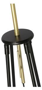 Lampadar TEGOLA 1xE27/60W/230V negru/auriu