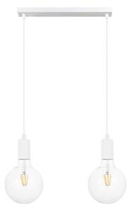 Lustră pe cablu MIROS 2xE27/60W/230V albă