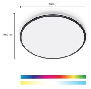 WiZ - Plafonieră LED RGBW RUNE 21W 230V negru cu Wi-Fi și dimmer
