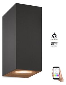 Aplică LED RGBW dimabilă UP&DOWN 2xGU10/4,7W/230V negru Wi-Fi