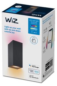 Aplică LED RGBW dimabilă UP&DOWN 2xGU10/4,7W/230V negru Wi-Fi