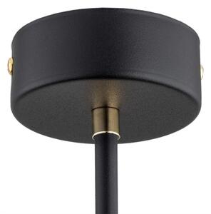 Argon 2128 - Lustr RAVELLO 5xE14/15W/230V negru/auriu pe tijă