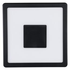 Plafonieră LED de exterior IPHIAS LED/17W/230V IP44 neagră Eglo 900283