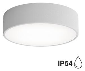 Plafonieră de exterior cu senzor CLEO 2xE27/24W/230V d. 30 cm gri IP54