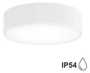Plafonieră de exterior cu senzor CLEO 2xE27/24W/230V d. 30 cm albă IP54