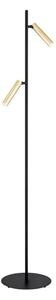 Lampadar TORRE 2xG9/6W/230V negru/alamă Argon 7083