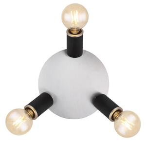 Spot JOSEBA 3xE27/60W/230V lemn negru Globo 54032-3B