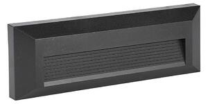 Corp de iluminat LED de exterior pentru scări LED/3W/230V IP65 4000K negru
