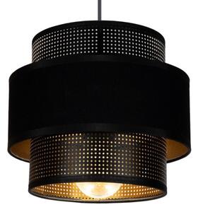 Lustră pe cablu NESS 1xE27/60W/230V neagră