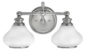 Plafonieră LED pentru baie AINSLEY 2xG9/3W/230V IP44 crom Hinkley