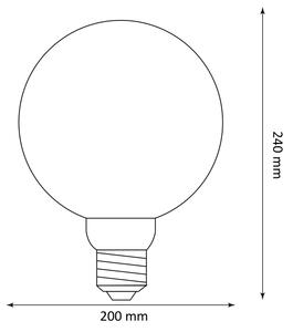 Bec LED DECO VINTAGE G200 E27/4W/230V 1800K