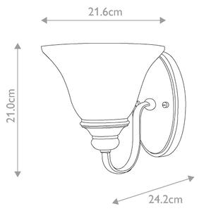 Aplică CELLO 1xE27/60W/230V Hinkley