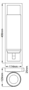 Aplică LED pentru baie AMALIA 1xG9/3,5W/230V IP44 crom Feiss