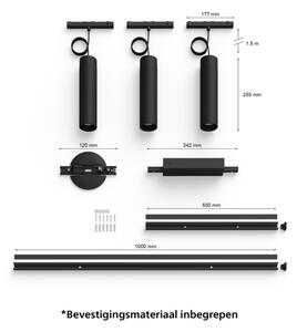 Philips - Set de 3 lustre LED RGBW reglabile pentru sistemul pe șină Hue LED/15,6W/230V