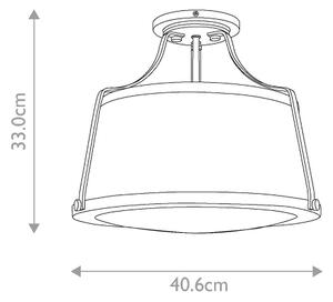Lustră aplicată CHARLOTTE 3xE27/75W/230V alamă Hinkley