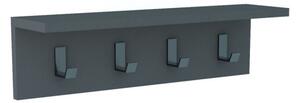 Cuier de perete AYLA 14x60 cm antracit