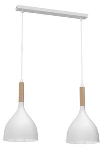 Lustră pe cablu NOAK WOOD 2xE27/60W/230V