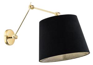 Lampă de perete ZAKYNTOS PLUS 1xE27/15W/230V neagră/aurie Argon 4898